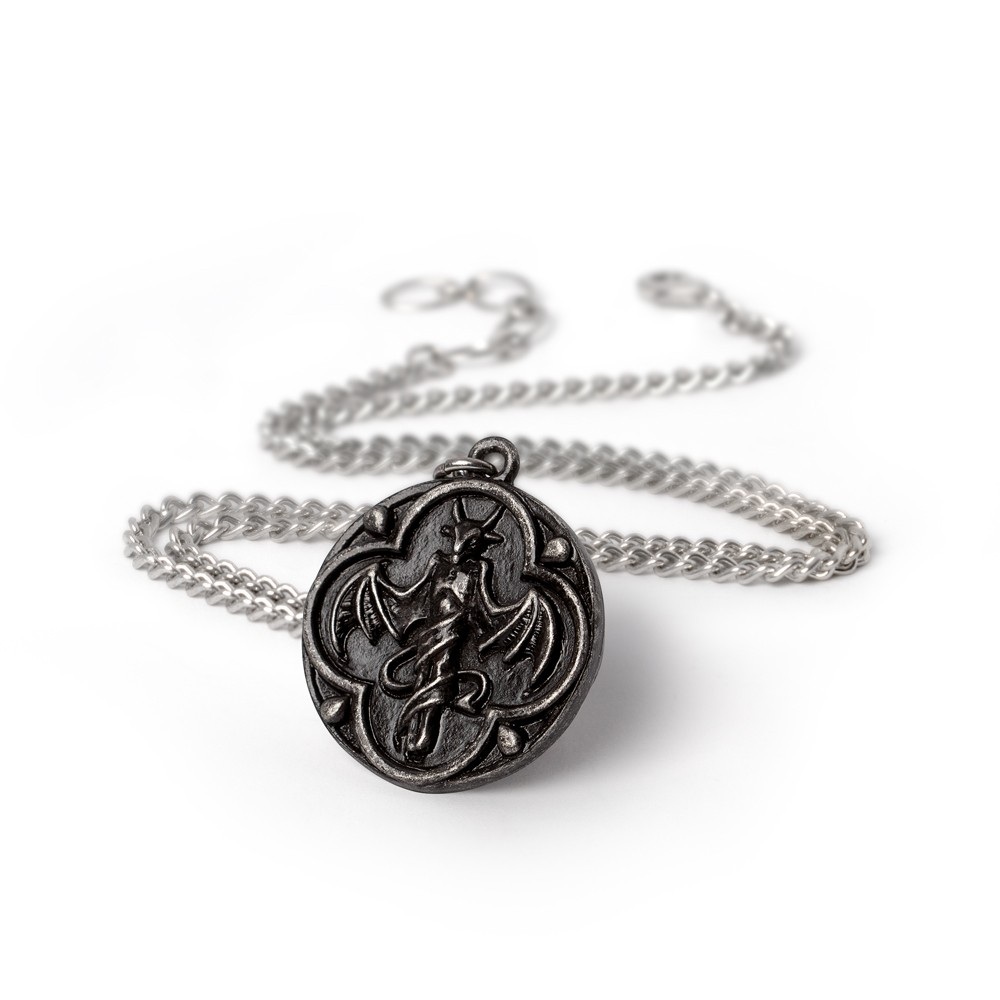 Alchemy - St. Levantius Talisman Necklace - Silver coloured